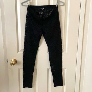 TALULA black lace leggings Size Small